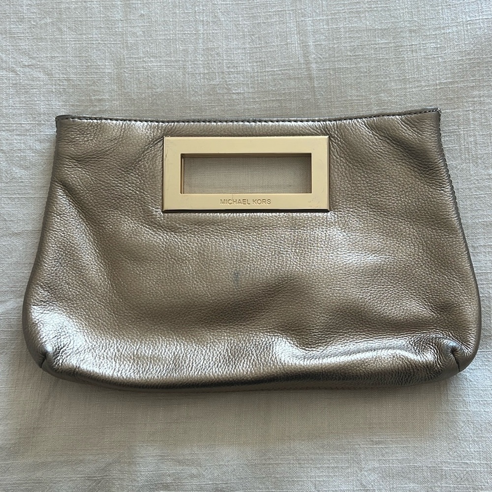 Michael Kors Champagne Gold Clutch